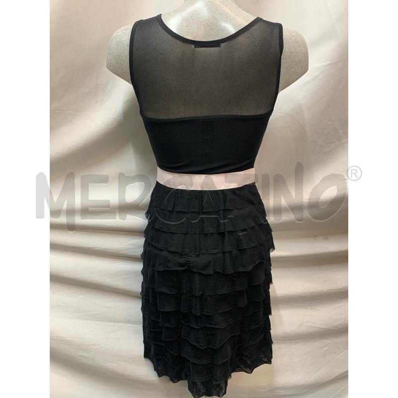 ABITO DONNA EMME MARELLA NERO FIOCCO ROSA | Mercatino dell'Usato Roma re di roma 3