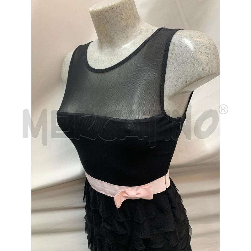 ABITO DONNA EMME MARELLA NERO FIOCCO ROSA | Mercatino dell'Usato Roma re di roma 4