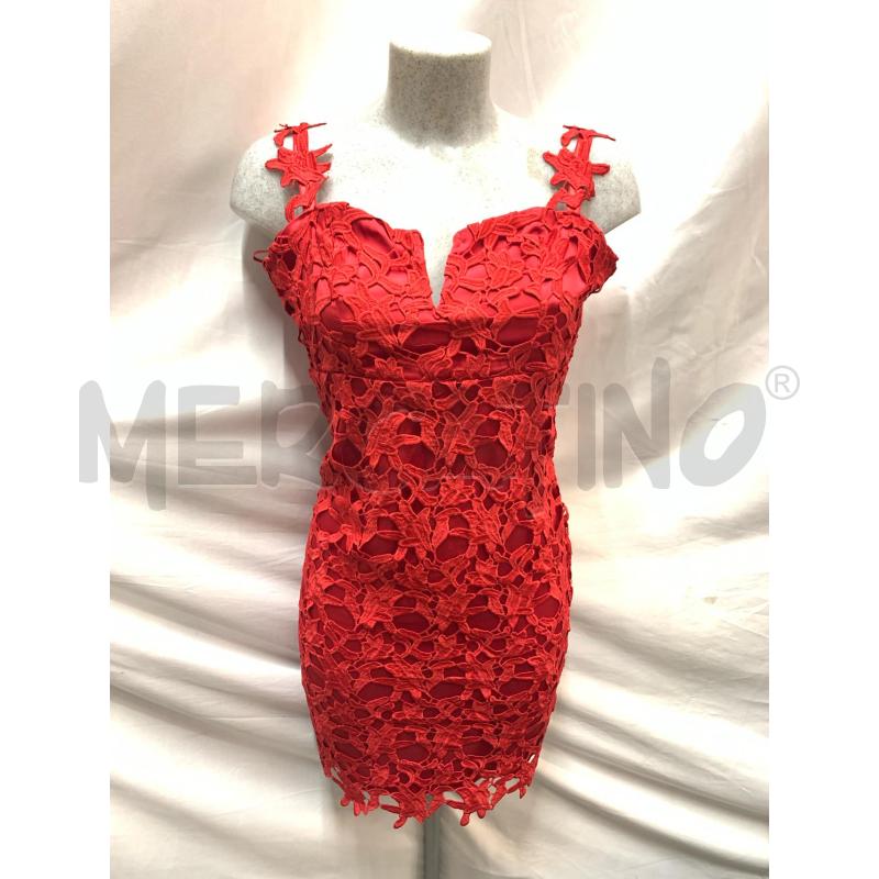 ABITO DONNA GUESS TUBINO ROSSO DOPPIO RICAMO | Mercatino dell'Usato Roma re di roma 1