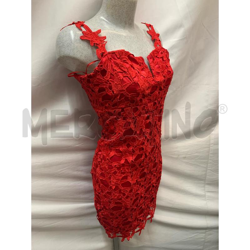 ABITO DONNA GUESS TUBINO ROSSO DOPPIO RICAMO | Mercatino dell'Usato Roma re di roma 2