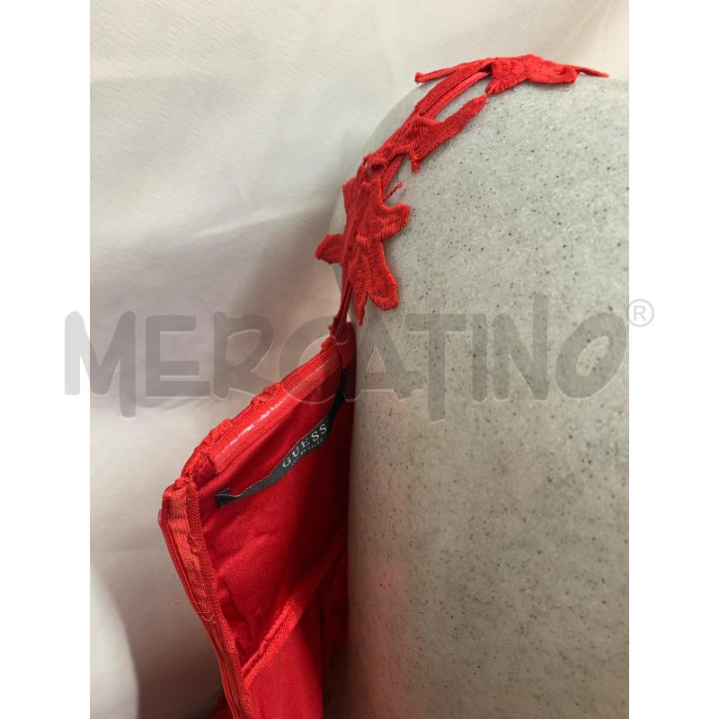 ABITO DONNA GUESS TUBINO ROSSO DOPPIO RICAMO | Mercatino dell'Usato Roma re di roma 5