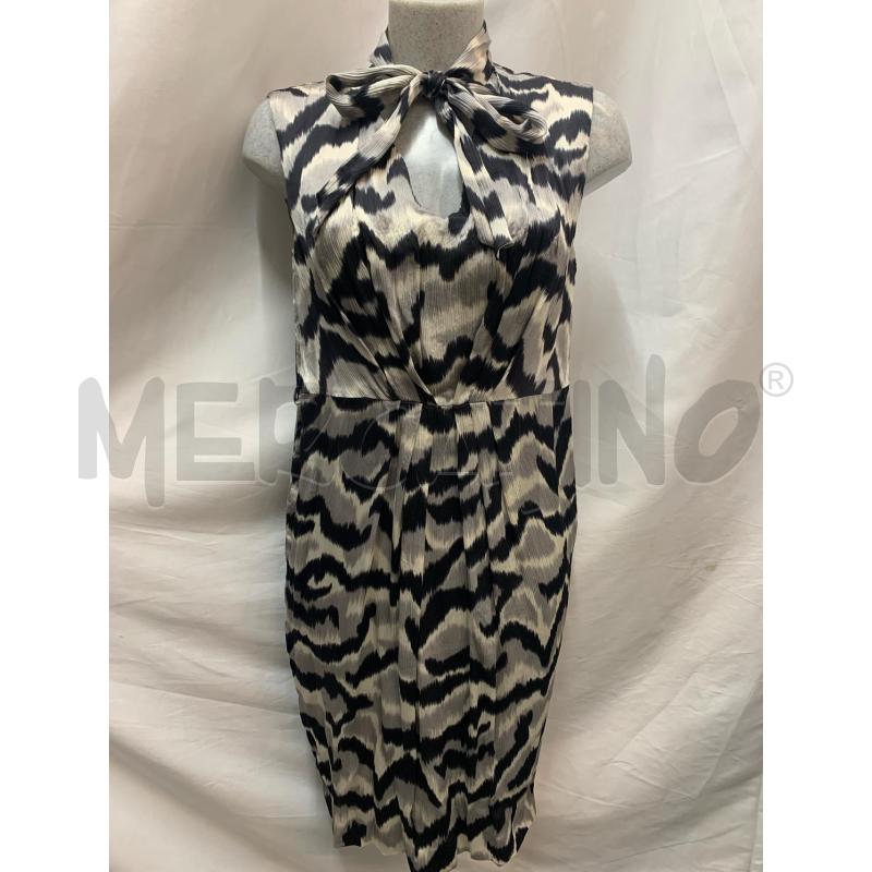 ABITO DONNA INTREND SETA ZEBRA GRIGIO NERO | Mercatino dell'Usato Roma re di roma 1