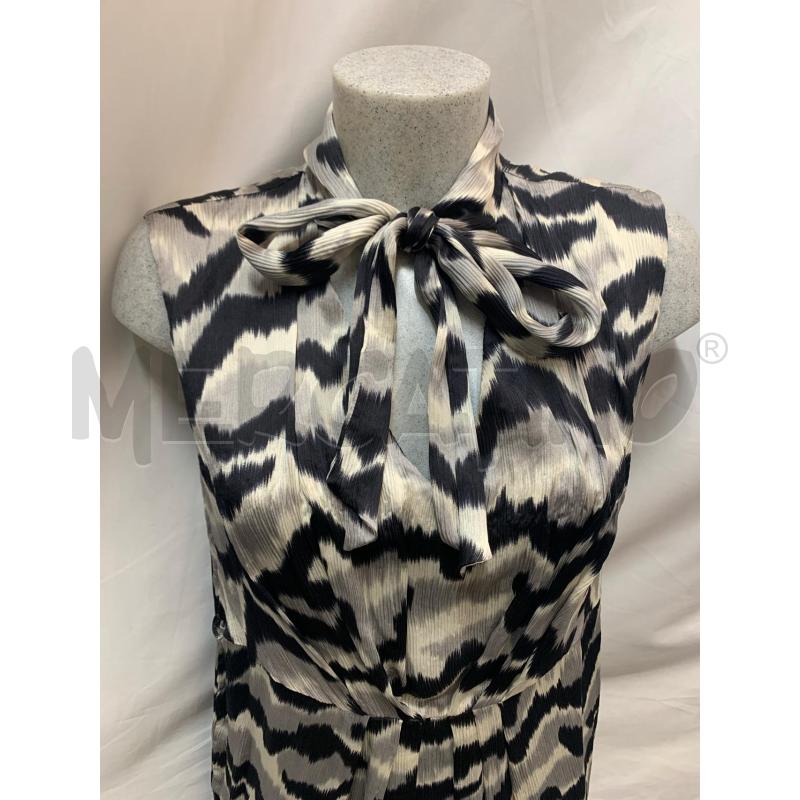 ABITO DONNA INTREND SETA ZEBRA GRIGIO NERO | Mercatino dell'Usato Roma re di roma 4