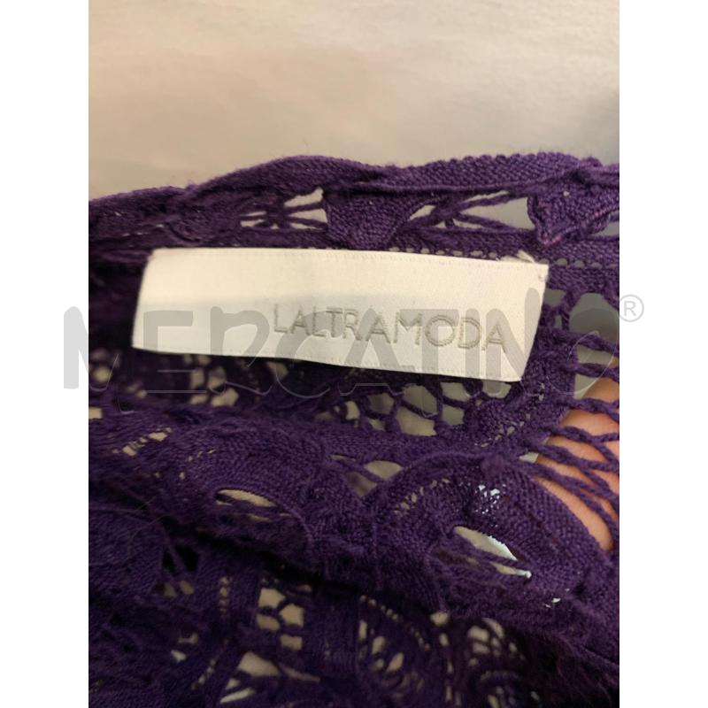 ABITO DONNA L'ALTRAMODA VIOLA RICAMO | Mercatino dell'Usato Roma re di roma 5
