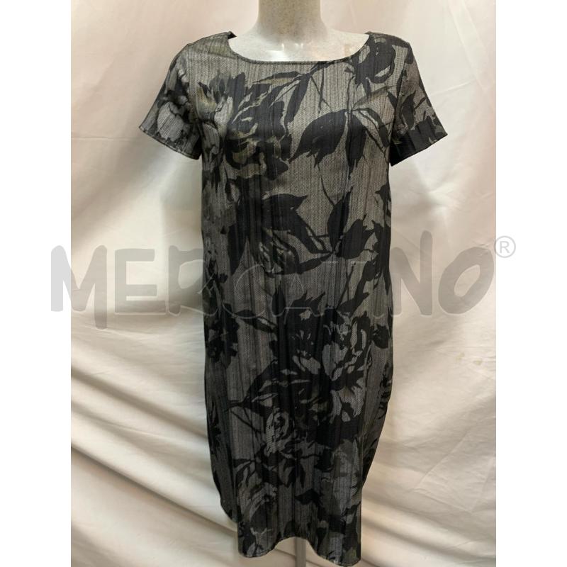 ABITO DONNA MANILA GRACE GRIGIO FIORI NERO | Mercatino dell'Usato Roma re di roma 1