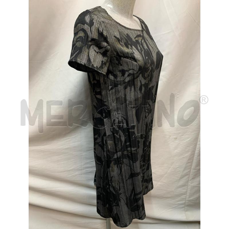 ABITO DONNA MANILA GRACE GRIGIO FIORI NERO | Mercatino dell'Usato Roma re di roma 2