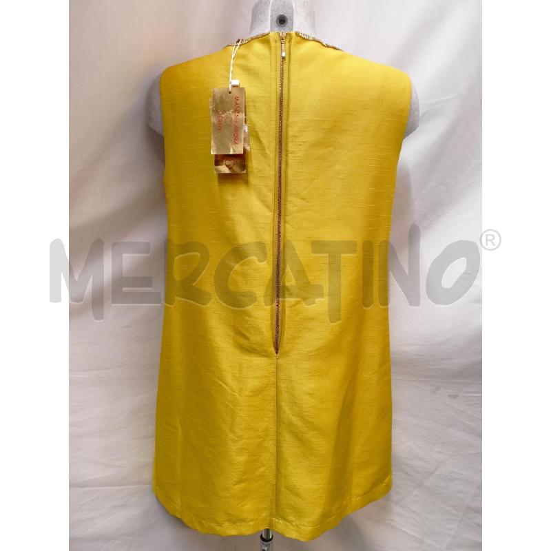 ABITO DONNA MANISH ARORA GIALLO RICAMO | Mercatino dell'Usato Roma re di roma 3