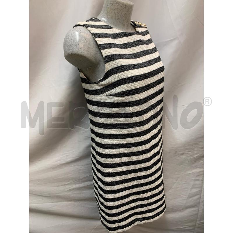 ABITO DONNA MASSIMO DUTTI BIANCO RIGHE | Mercatino dell'Usato Roma re di roma 2