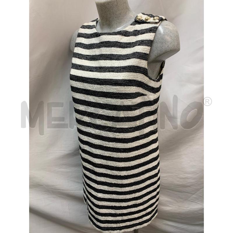 ABITO DONNA MASSIMO DUTTI BIANCO RIGHE | Mercatino dell'Usato Roma re di roma 3