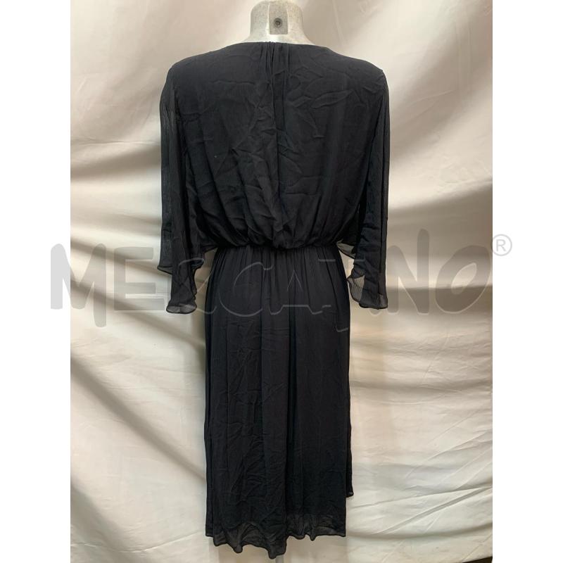 ABITO DONNA MASSIMO DUTTI NERO PIEGHE | Mercatino dell'Usato Roma re di roma 3