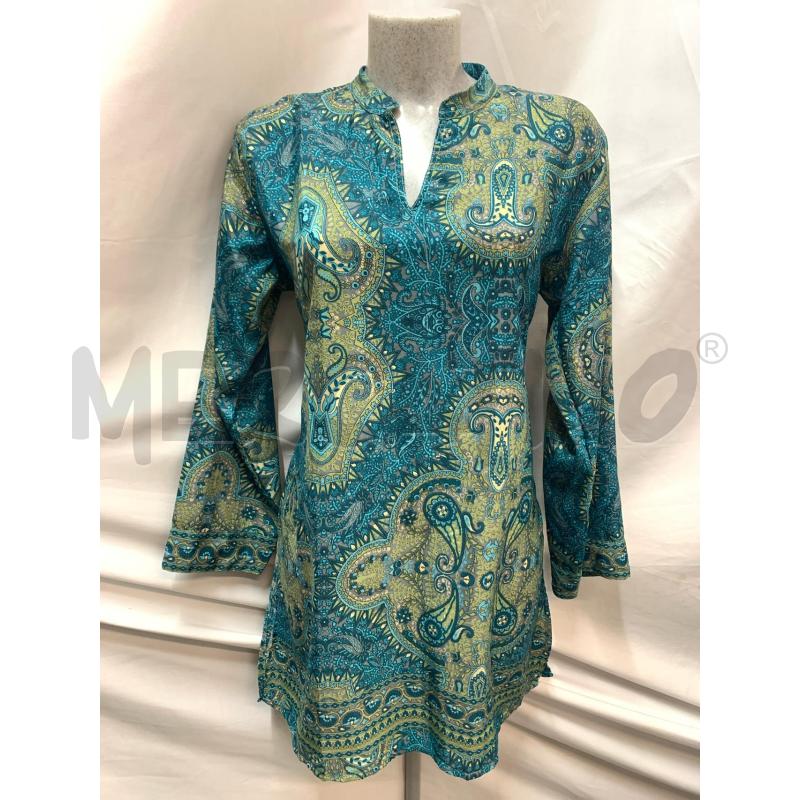 ABITO DONNA MINI DRESS FANTASIA INDIA VERDE  | Mercatino dell'Usato Roma re di roma 1