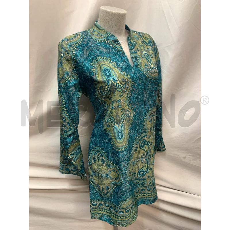 ABITO DONNA MINI DRESS FANTASIA INDIA VERDE  | Mercatino dell'Usato Roma re di roma 2