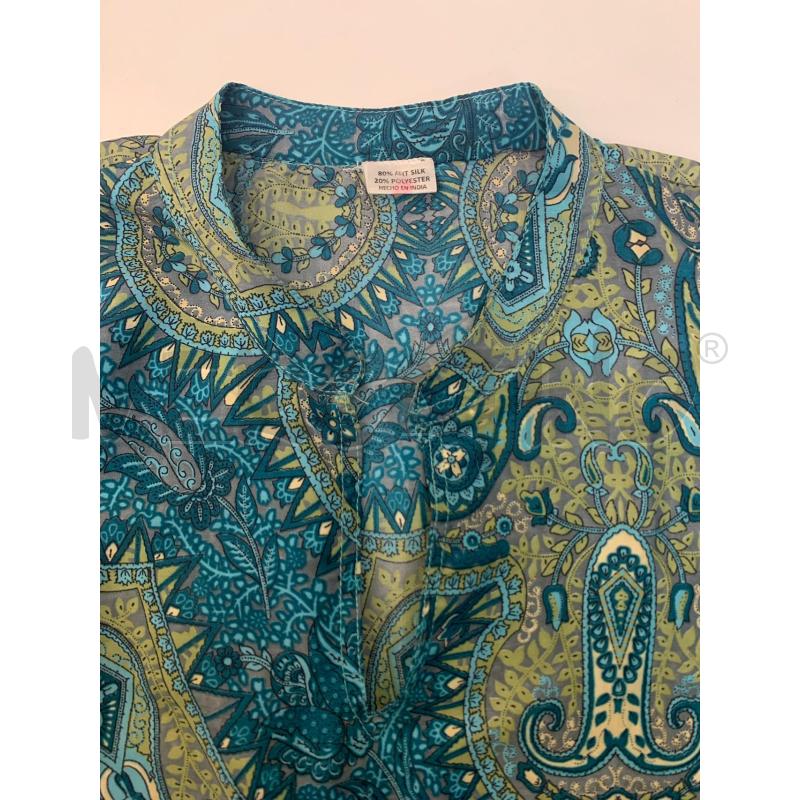 ABITO DONNA MINI DRESS FANTASIA INDIA VERDE  | Mercatino dell'Usato Roma re di roma 4