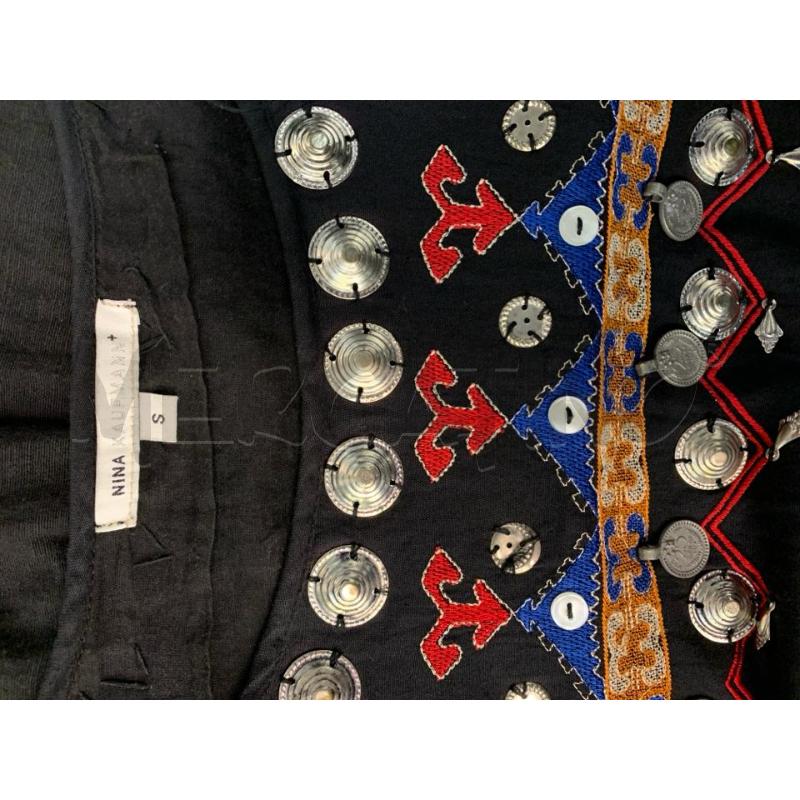 ABITO DONNA NINA KAFVAN NERO ETNICO | Mercatino dell'Usato Roma re di roma 5