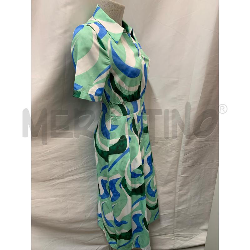 ABITO DONNA NO BRAND FANTASIA 70 VERDE | Mercatino dell'Usato Roma re di roma 2