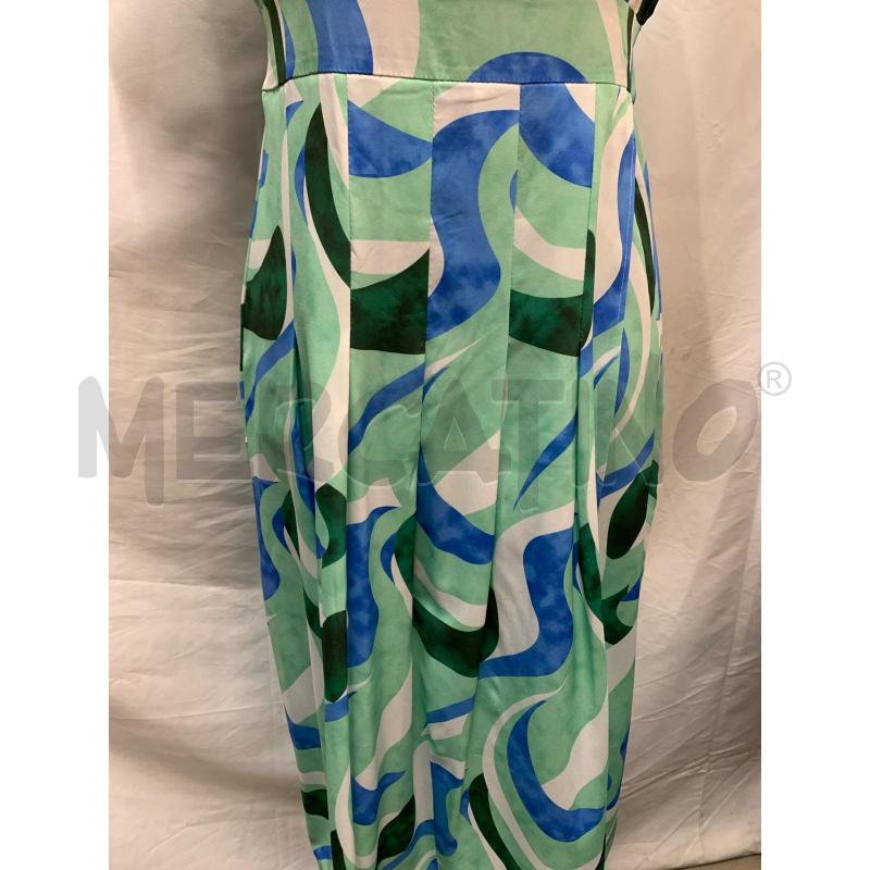 ABITO DONNA NO BRAND FANTASIA 70 VERDE | Mercatino dell'Usato Roma re di roma 5