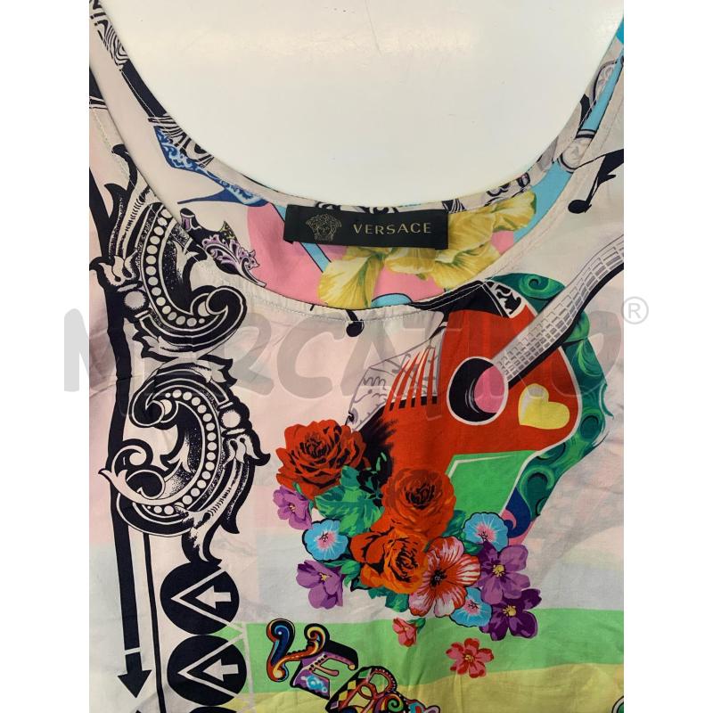 ABITO DONNA VERSACE SETA FANTASIA MULTICOLOR  | Mercatino dell'Usato Roma re di roma 5