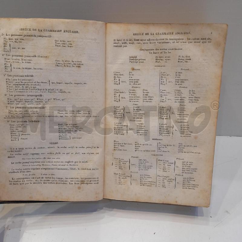 ABRÉGÉ DE BOYER NOVEAU DICTIONNAIRE FRANCAIS-ANGLAIS 1854 BAUDRY | Mercatino dell'Usato Roma re di roma 5