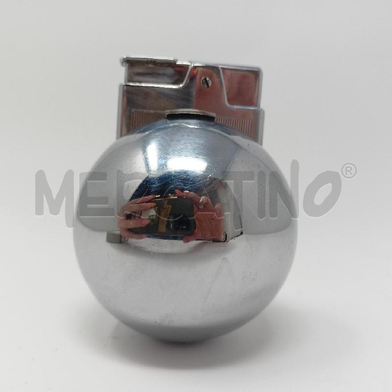 ACCENDINO DA TAVOLO PALLA SILVER CORMATA | Mercatino dell'Usato Roma re di roma 3