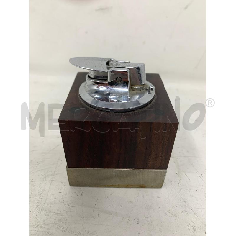 ACCENDINO RINSON CUBO LEGNO FASCIA SILVER  | Mercatino dell'Usato Roma re di roma 1