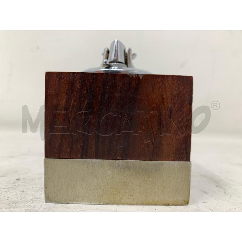 ACCENDINO RINSON CUBO LEGNO FASCIA SILVER  | Mercatino dell'Usato Roma re di roma 3