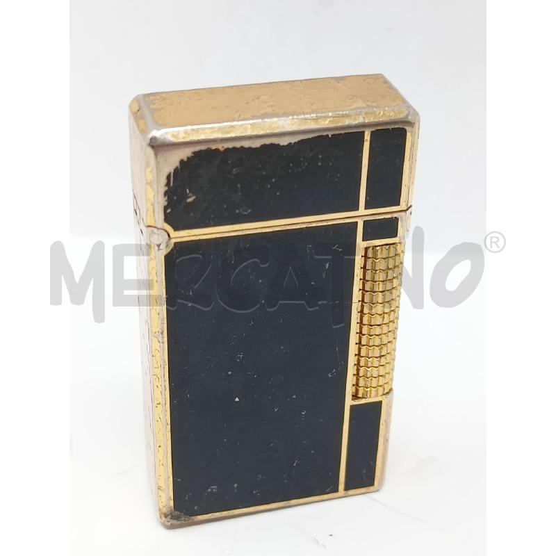 ACCENDINO ZAIMA SAPHIR 1970 NERO DORATO DIFETTI | Mercatino dell'Usato Roma re di roma 1