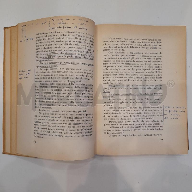 ADOLF HITLER MEIN LEBEN LA MIA VITA SENTINELLA D'ITALIA | Mercatino dell'Usato Roma re di roma 5
