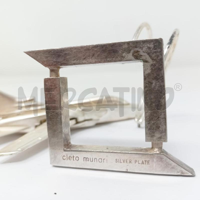 AEREO AM X SILVER PLATED CLETO MUNARI  | Mercatino dell'Usato Roma re di roma 4