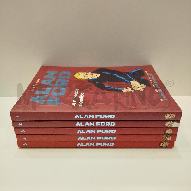 ALAN FORD I GRANDI PERSONAGGI SERIE COMPLETA 1/5 REPUBBLICA 2006 | Mercatino dell'Usato Roma re di roma 1