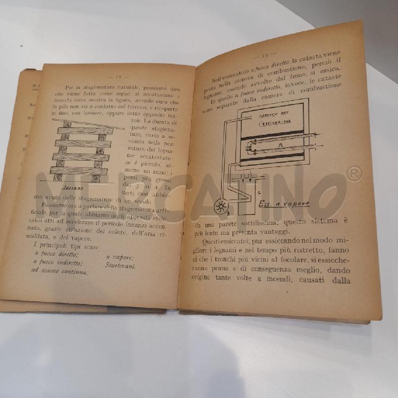 ALESSANDRO MINARDI LA LAVORAZIONE MECCANICA DEI LEGNAMI 1946 CAPPELLI | Mercatino dell'Usato Roma re di roma 4