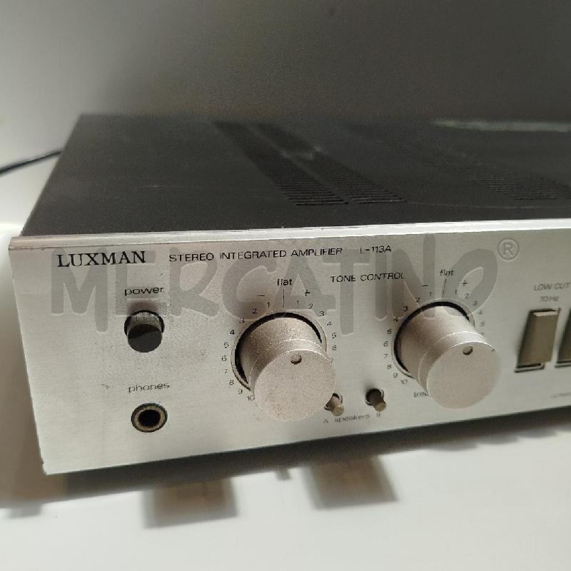 AMPLIFICATORE VINTAGE LUXMAN-113A TEST OK | Mercatino dell'Usato Roma re di roma 3