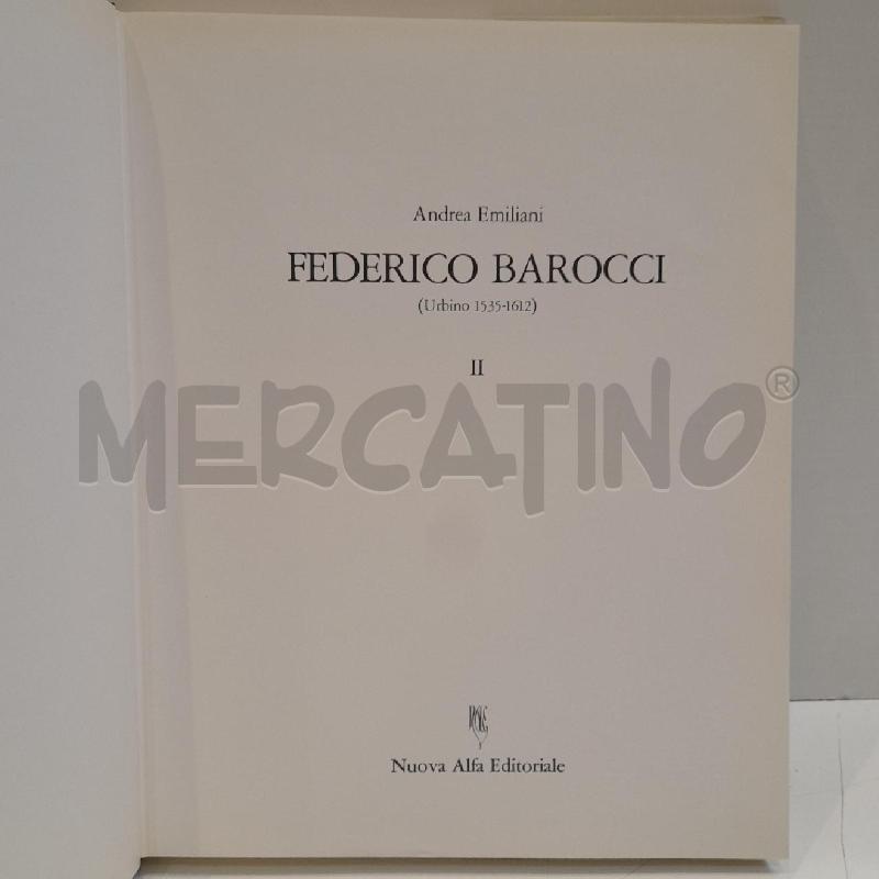 ANDREA EMILIANI FEDERICO BAROCCI 1985 NUOVA ALFA EDITORIALE | Mercatino dell'Usato Roma re di roma 3