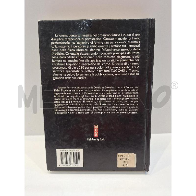 ANDREA FERRARI MANUALE PROFESSIONALE DI CROMOPUNTURA 1998 ZUCCARI | Mercatino dell'Usato Roma re di roma 3