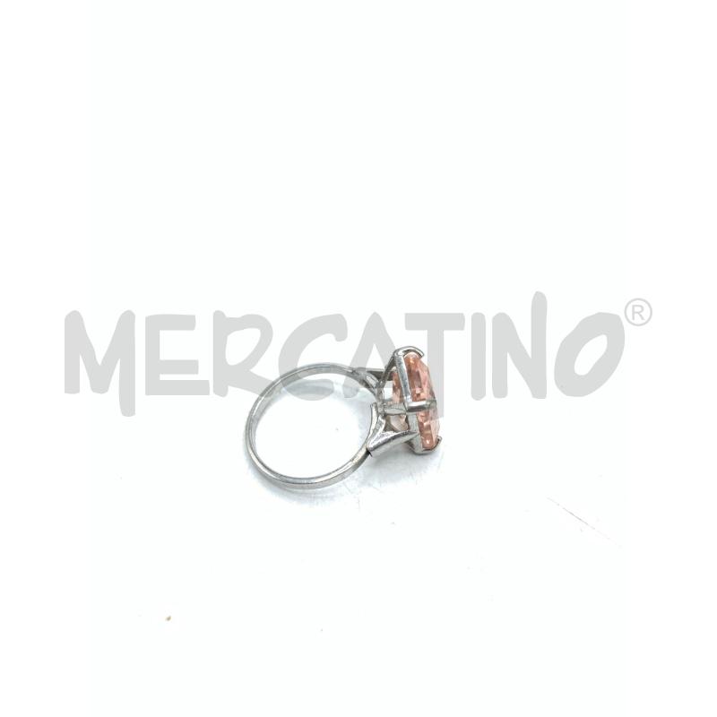 ANELLO DONNA ARG PIETRA ROSA | Mercatino dell'Usato Roma re di roma 4
