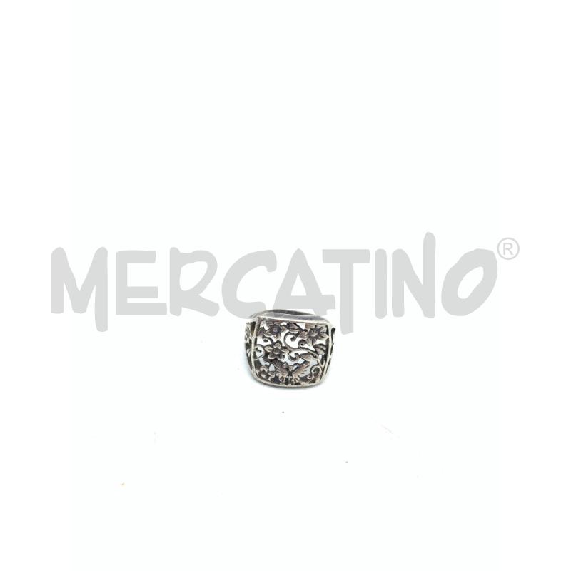 ANELLO DONNA ARG QUADRAT RICAM | Mercatino dell'Usato Roma re di roma 2