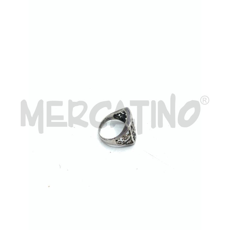ANELLO DONNA ARG QUADRAT RICAM | Mercatino dell'Usato Roma re di roma 3