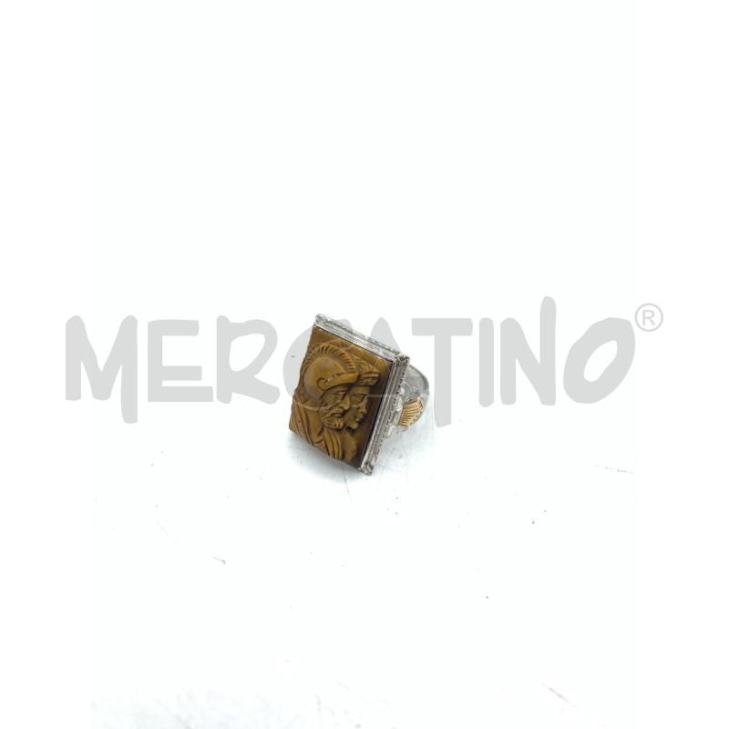 ANELLO DONNA DORAT 10K PIETR OCCHIO TIGRE | Mercatino dell'Usato Roma re di roma 5