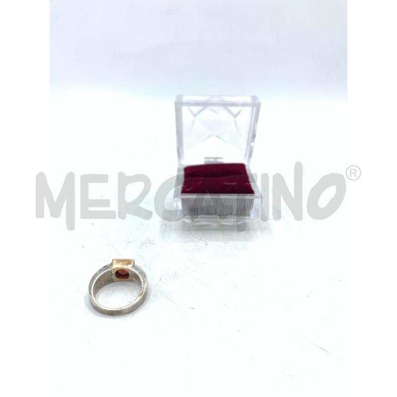 ANELLO DONNA DORAT PIETR GRANATA ROSS | Mercatino dell'Usato Roma re di roma 4