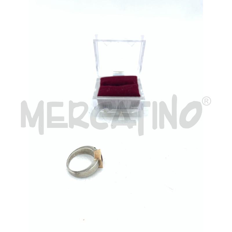 ANELLO DONNA DORAT PIETR GRANATA ROSS | Mercatino dell'Usato Roma re di roma 5