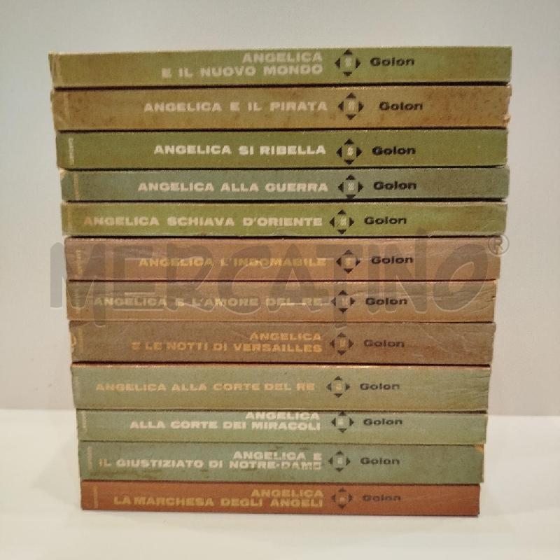 ANNE SERGE GOLON COLLEZIONE 12 VOLUMI ANGELICA GARZANTI | Mercatino dell'Usato Roma re di roma 2
