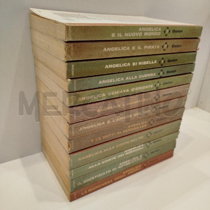 ANNE SERGE GOLON COLLEZIONE 12 VOLUMI ANGELICA GARZANTI | Mercatino dell'Usato Roma re di roma 4
