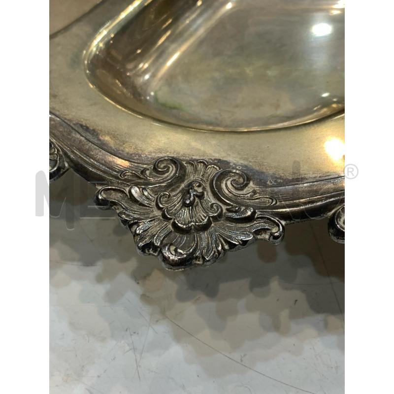 ANTIPASTIERA ALZATA GIREVOLE SILVER PLATED DEC RICCIOLI  | Mercatino dell'Usato Roma re di roma 2