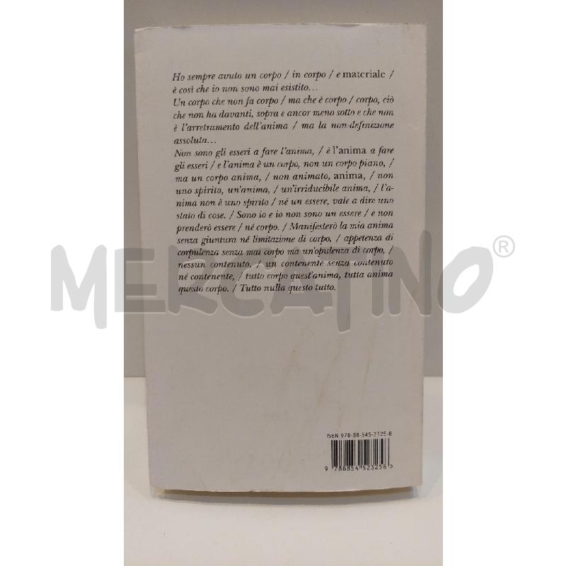 ANTONIN ARTAUD QUESTO CORPO È UN UOMO QUADERNI 1945 1948 | Mercatino dell'Usato Roma re di roma 3