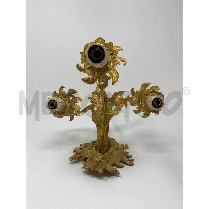 APPLIQUE 3L. BRONZO DORATO RICCIOLI FOGLIE | Mercatino dell'Usato Roma re di roma 2