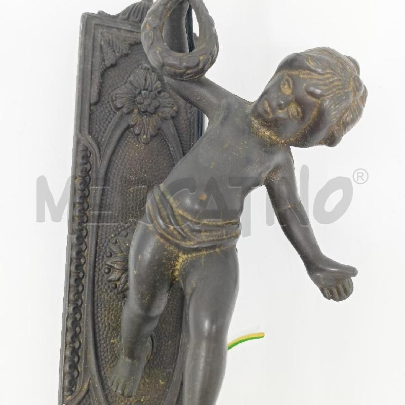 APPLIQUE BRONZO PUTTO  | Mercatino dell'Usato Roma re di roma 2