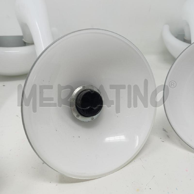 APPLIQUE COPPIA VEART LEDA ORNI HALLOWEEN VETRO BIANCO | Mercatino dell'Usato Roma re di roma 3