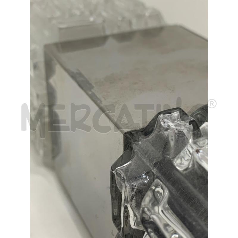 APPLIQUE SCIOLARI CROMATA 2 PARALUME VETRO TRASPARENTE DEC GEMETRICO  | Mercatino dell'Usato Roma re di roma 5