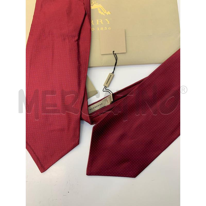ASCOT BURBERRY ROSSO SETA | Mercatino dell'Usato Roma re di roma 2