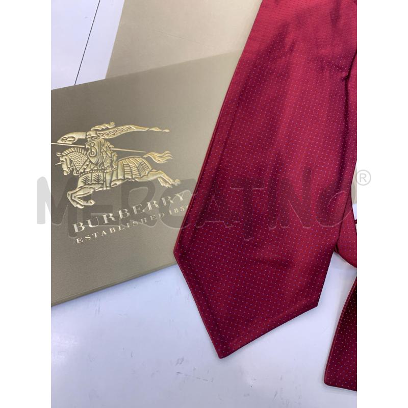 ASCOT BURBERRY ROSSO SETA | Mercatino dell'Usato Roma re di roma 3