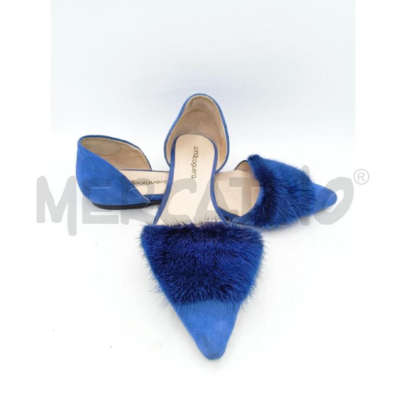 BALLERINA ANNA BAIGUERA SUEDE BLUETTE  | Mercatino dell'Usato Roma re di roma 1